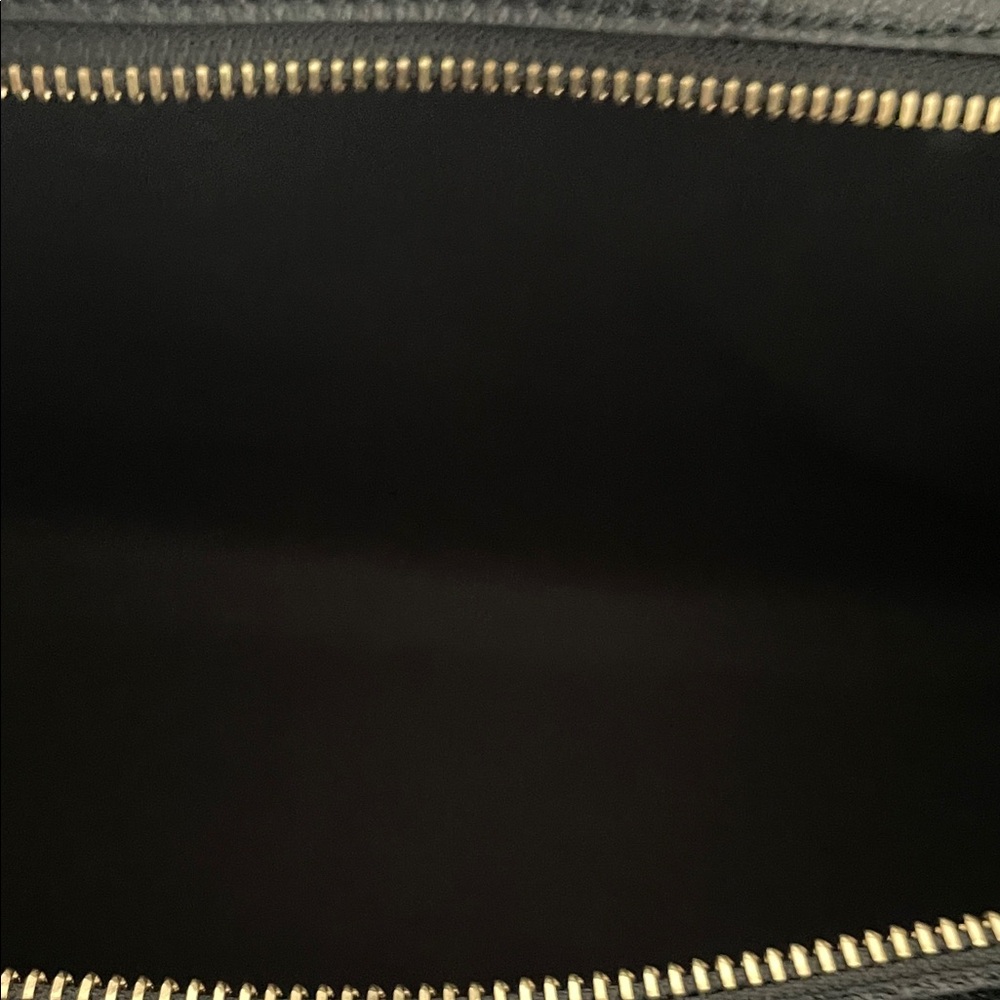 Burberry Black Leather and Tan Checked Canvas Purse - Picture 11 of 14
